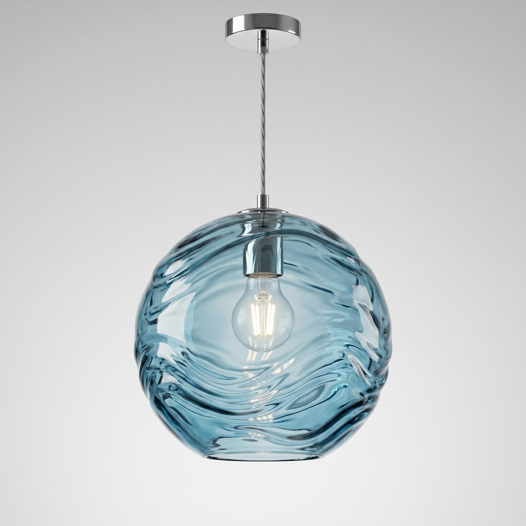 Ocean Wave-pendel i glas