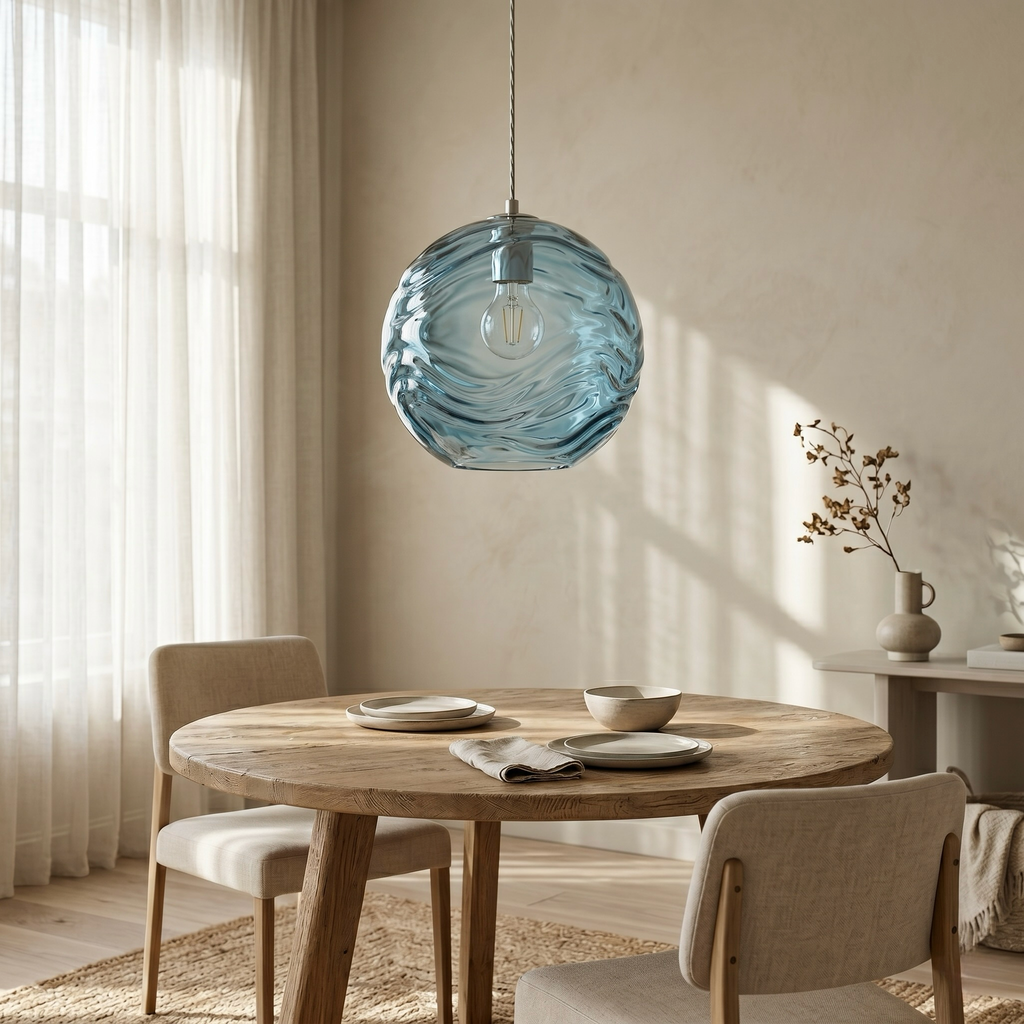 Ocean Wave-pendel i glas