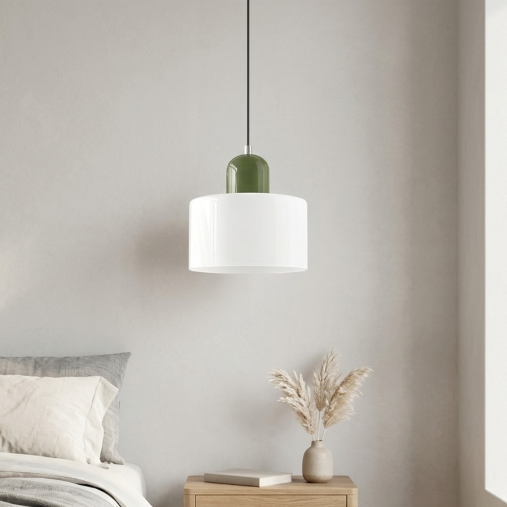 Pendellampe Ringformet Glasdesign