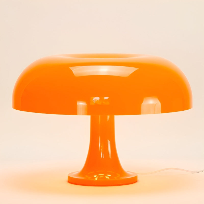 Retro Bordlampe Med Svampeform Og Justerbar LED-Belysning