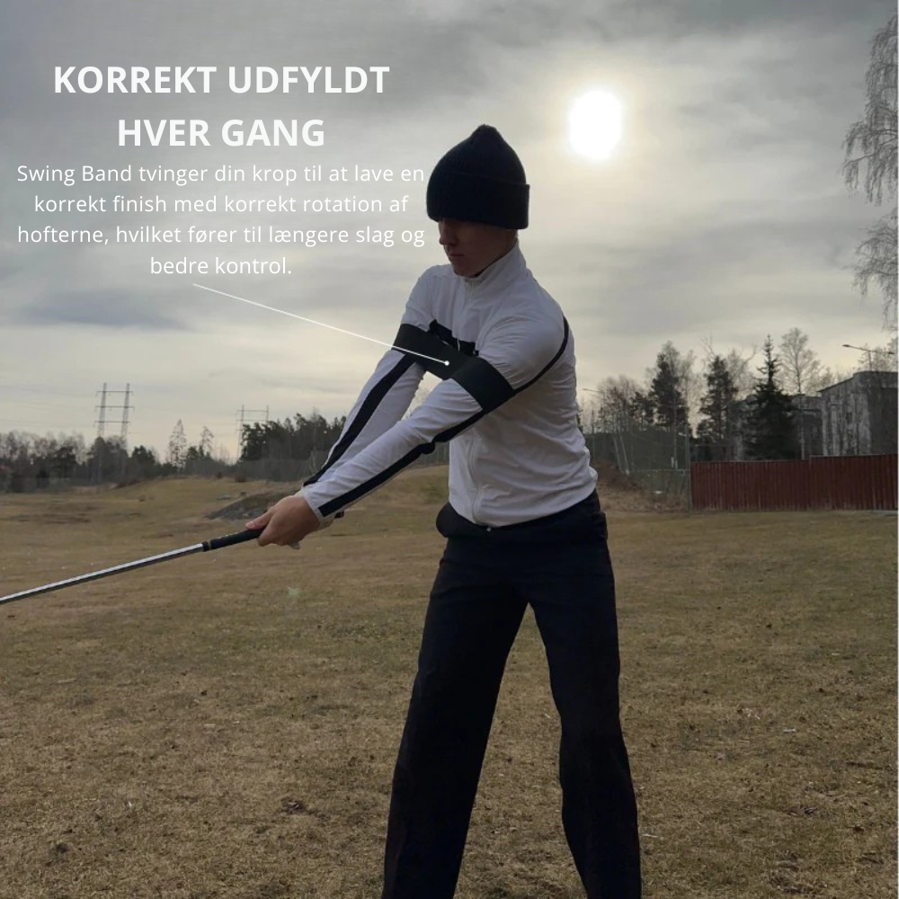 Elastisk Golfsving-Træningsbånd til Bedre Armkontrol