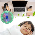 USB Ventilator med LED Ur og Temperaturvisning