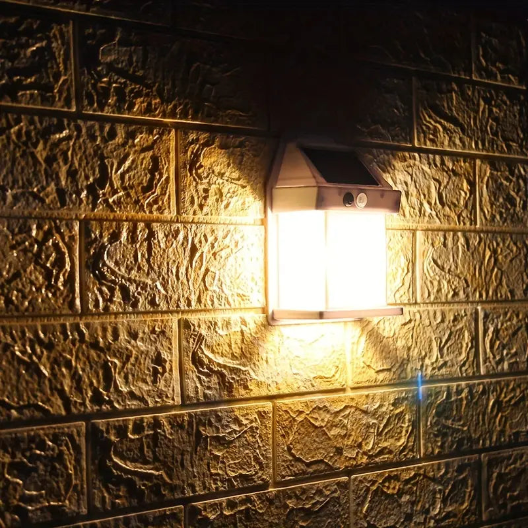 Solcellelampe med Svensk Design og Automatisk Sensorstyring