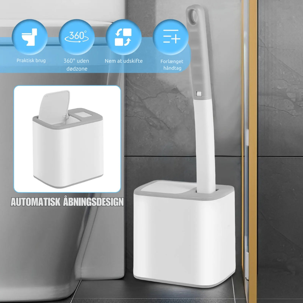 Toiletbørste med Udskiftelige Engangshoveder