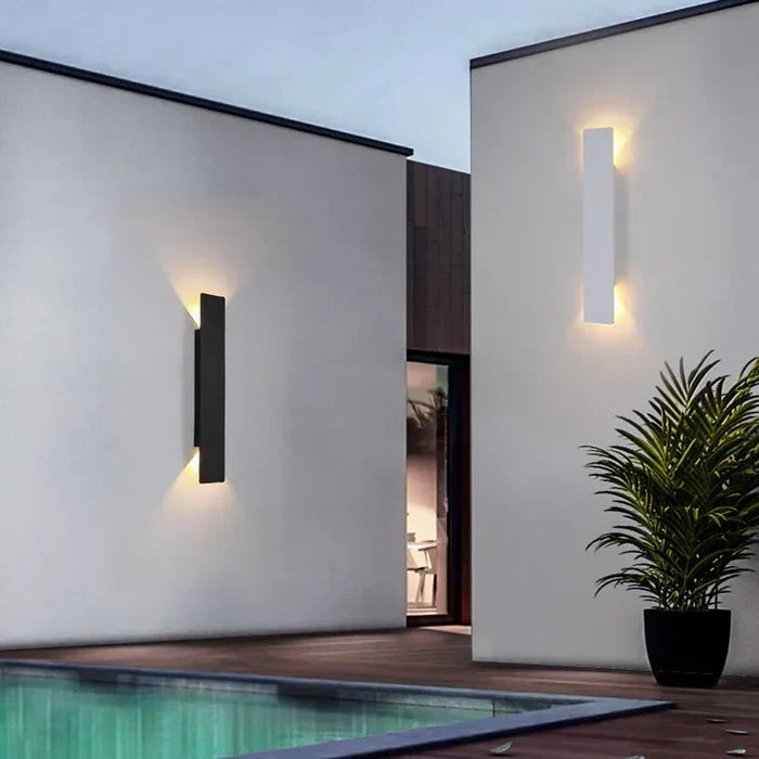 Moderne Udendørs LED-Væglampe i Aluminium – IP65