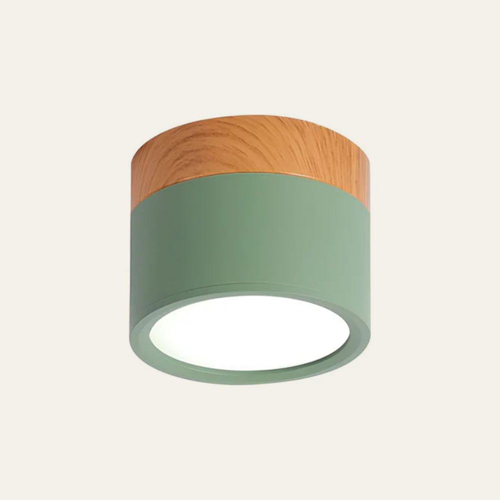 Lille Cylindrisk LED Loftlys Til Overflademontering Med Kompakt Design