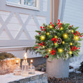 LED-Juledekoration med 50 Varmhvide Lys og Timer