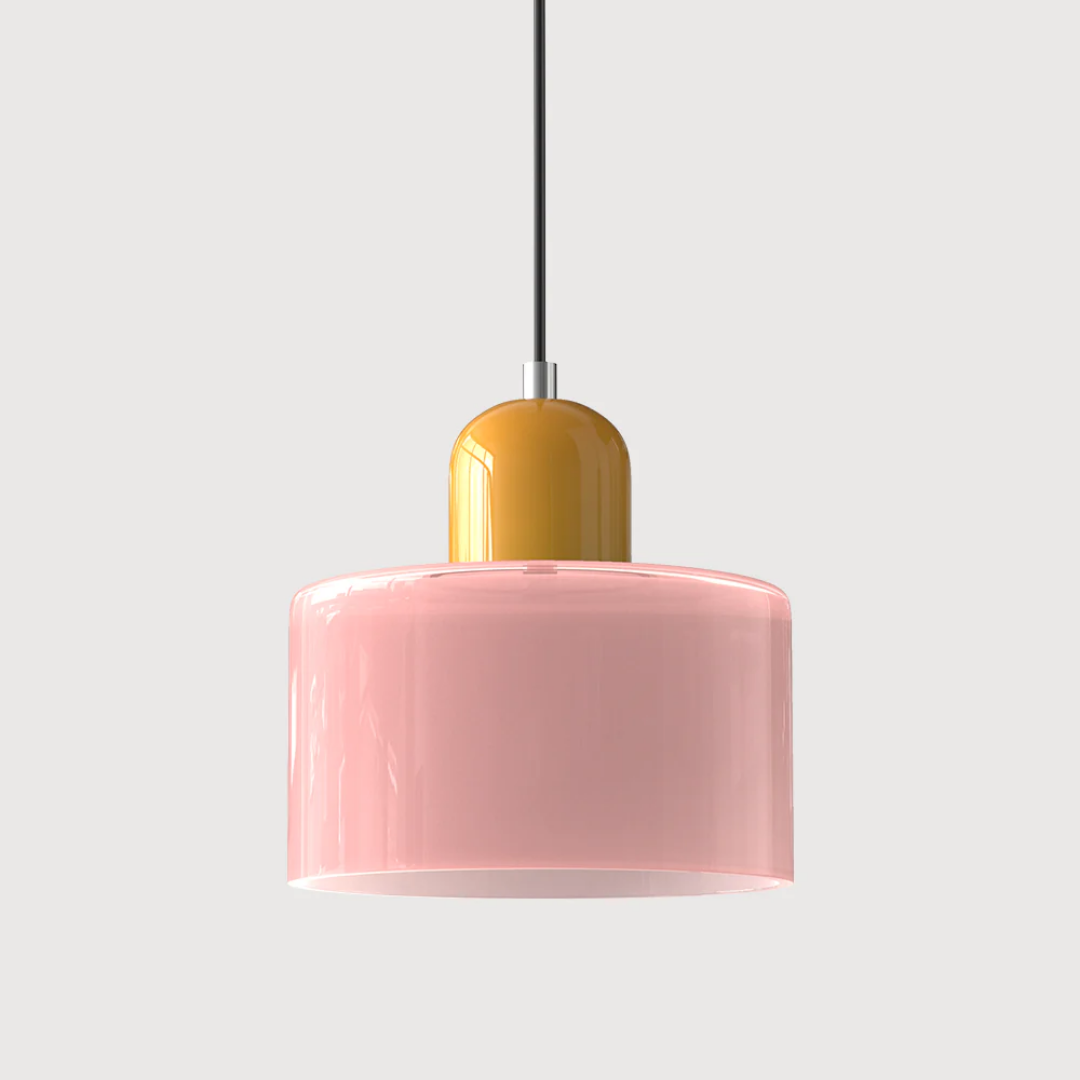 Retro Loftlampe Med Rund Glasskærm Til Blød Jævn Belysning