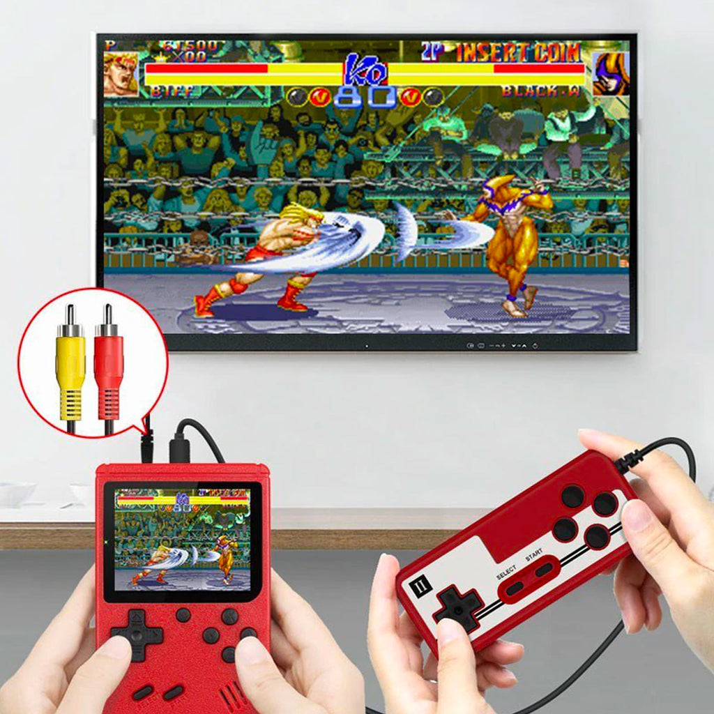 Spilkonsol Med 400 Klassiske Spil Og Daglig Retro Underholdning