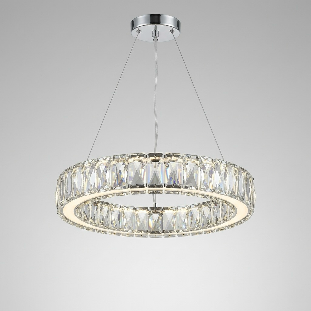 Crystal Halo Ring LED-lysekrone