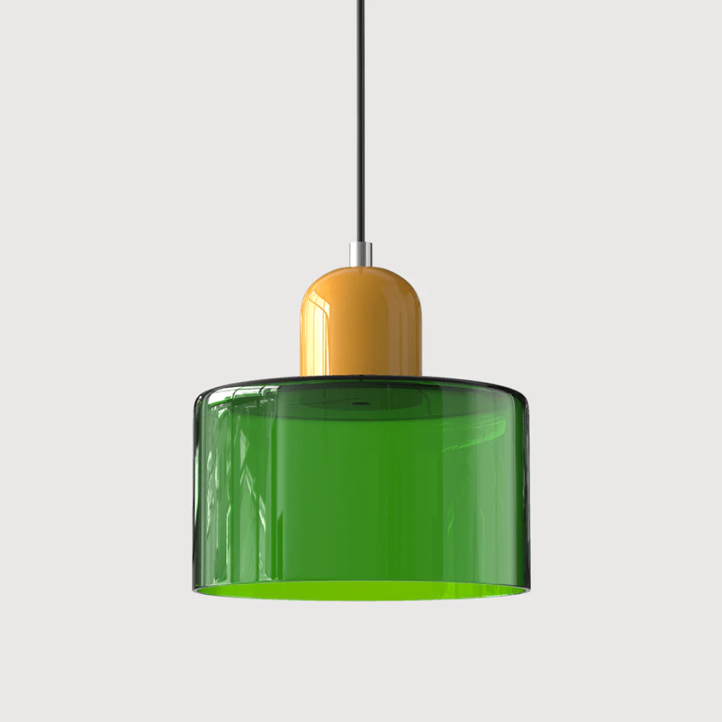 Retro Loftlampe Med Rund Glasskærm Til Blød Jævn Belysning