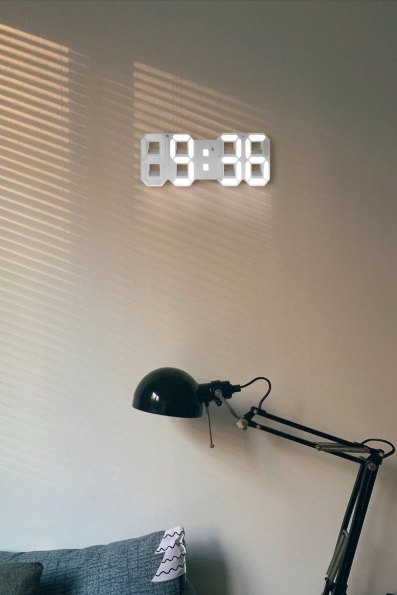 Digital LED‑Vægur med 3D‑Display for Klar og Moderne Tidsvisning