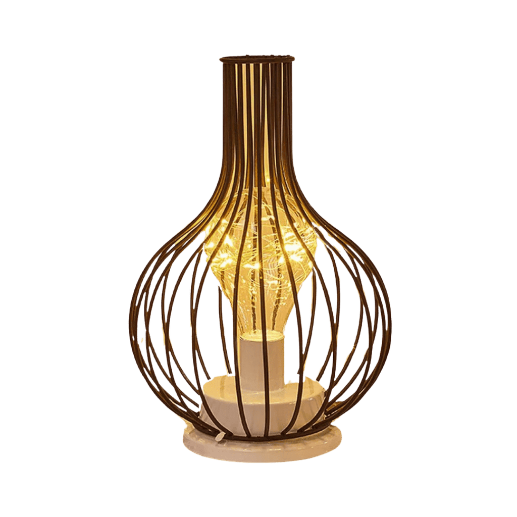 Kabelløs LED Bordlampe med Dæmpning og Elegant Akku‑Design