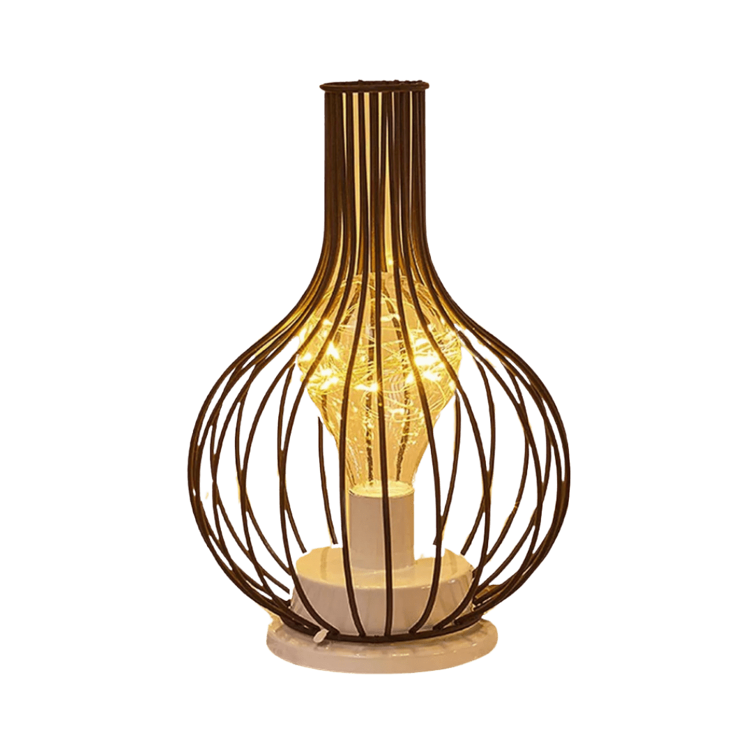 Kabelløs LED Bordlampe med Dæmpning og Elegant Akku‑Design