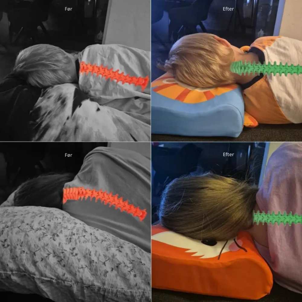 Ergonomisk Børnepude med Blødt Dyredesign