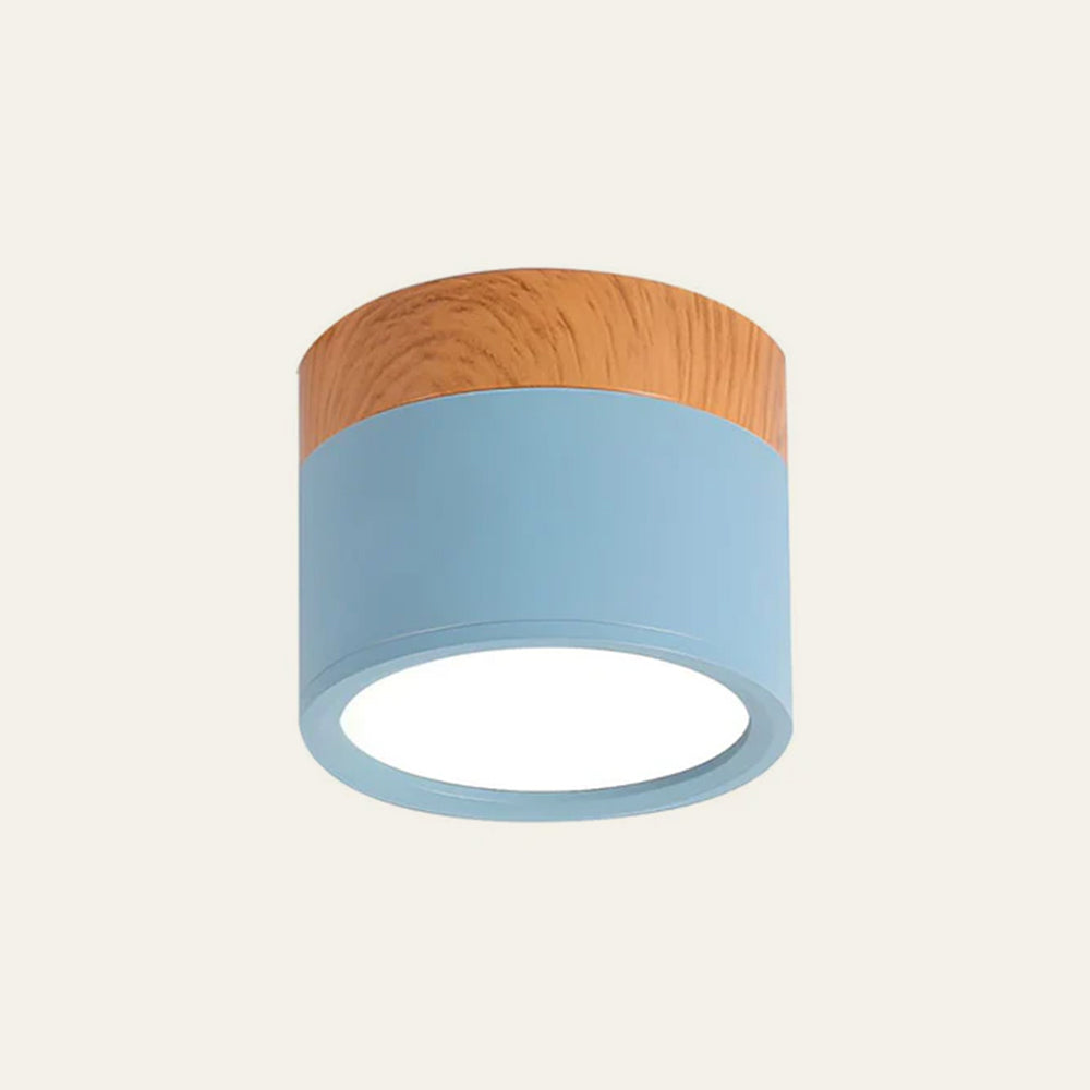 Lille Cylindrisk LED Loftlys Til Overflademontering Med Kompakt Design