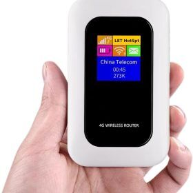 Bærbar Wifi Router Med Stabil Forbindelse Og Kompakt Design Til Mobil Brug I Hele Europa