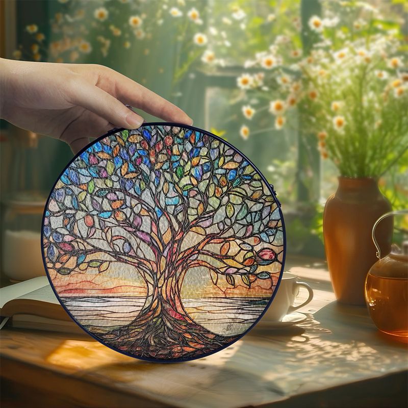 Acryl Solfanger med Farverig Refleksion og Stabil Indendørs‑Udendørs Ophængning
