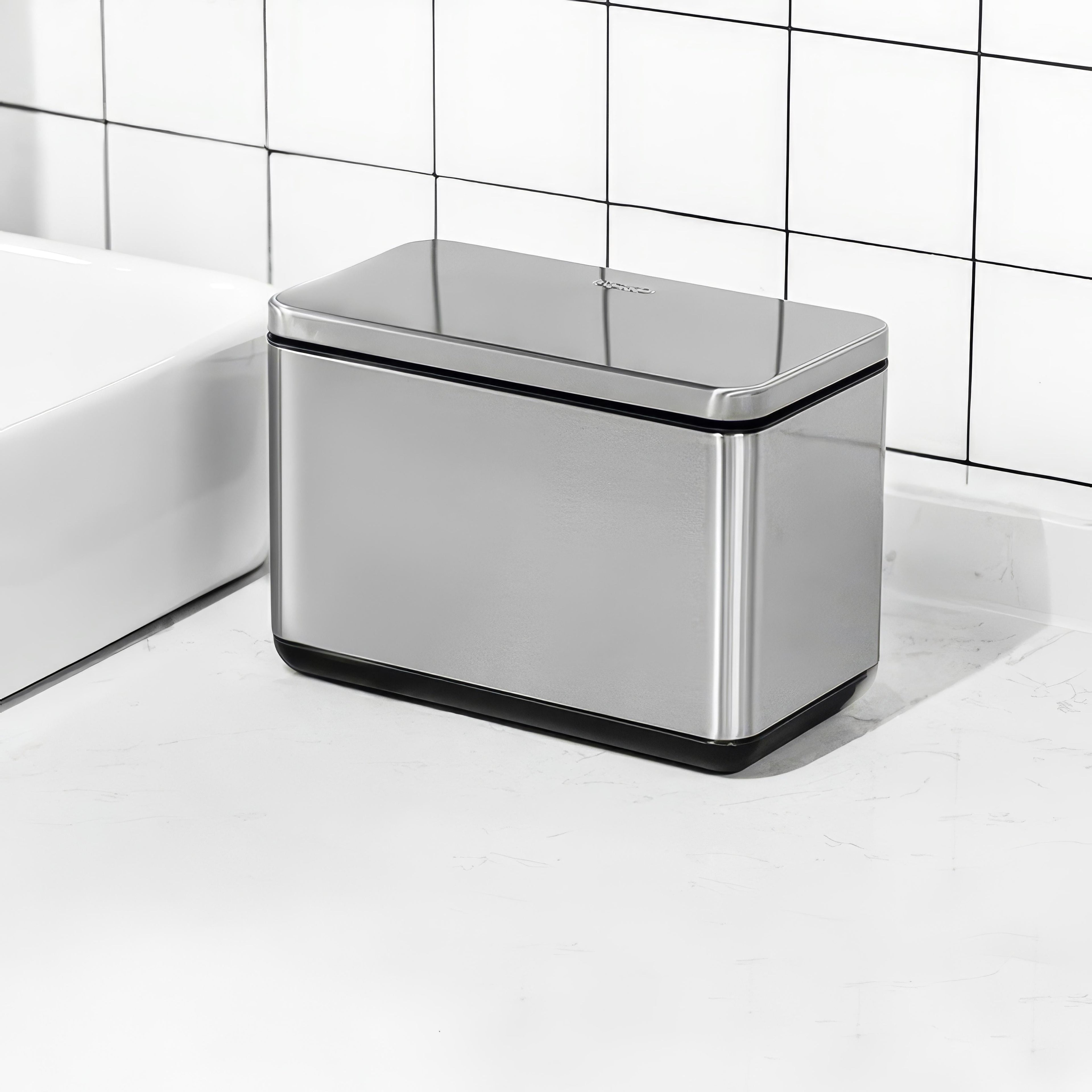 Affaldsboks Rustfrit Stål Vægmontering Med Lugttæt Konstruktion Og Pladsbesparende Design