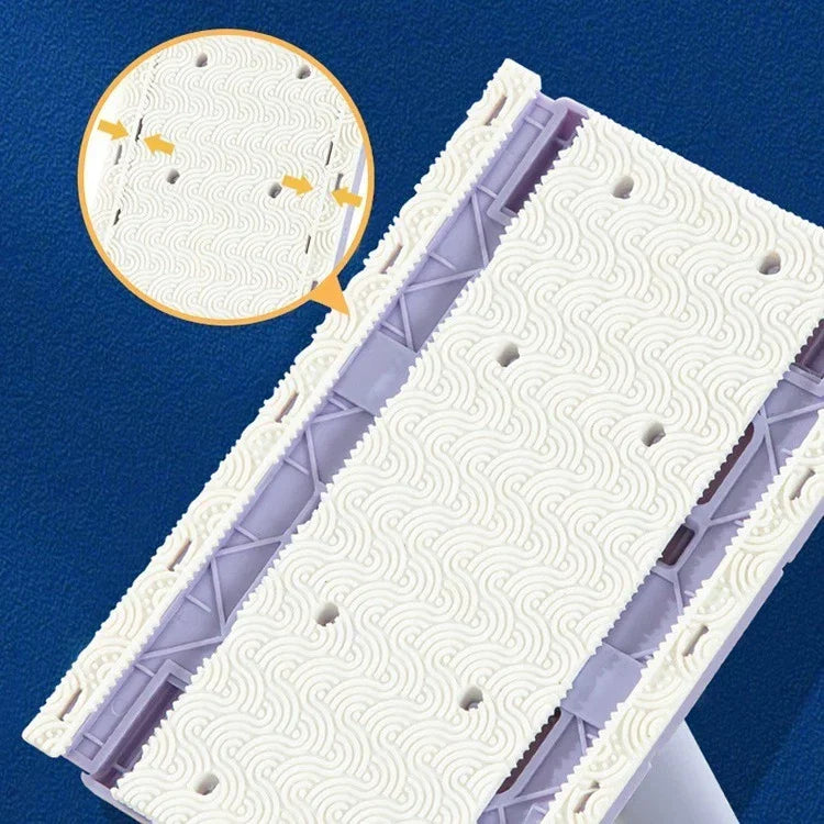 Klemmemoppe med Automatisk Fastgørelse og Hurtigtørrende Mikrofiber