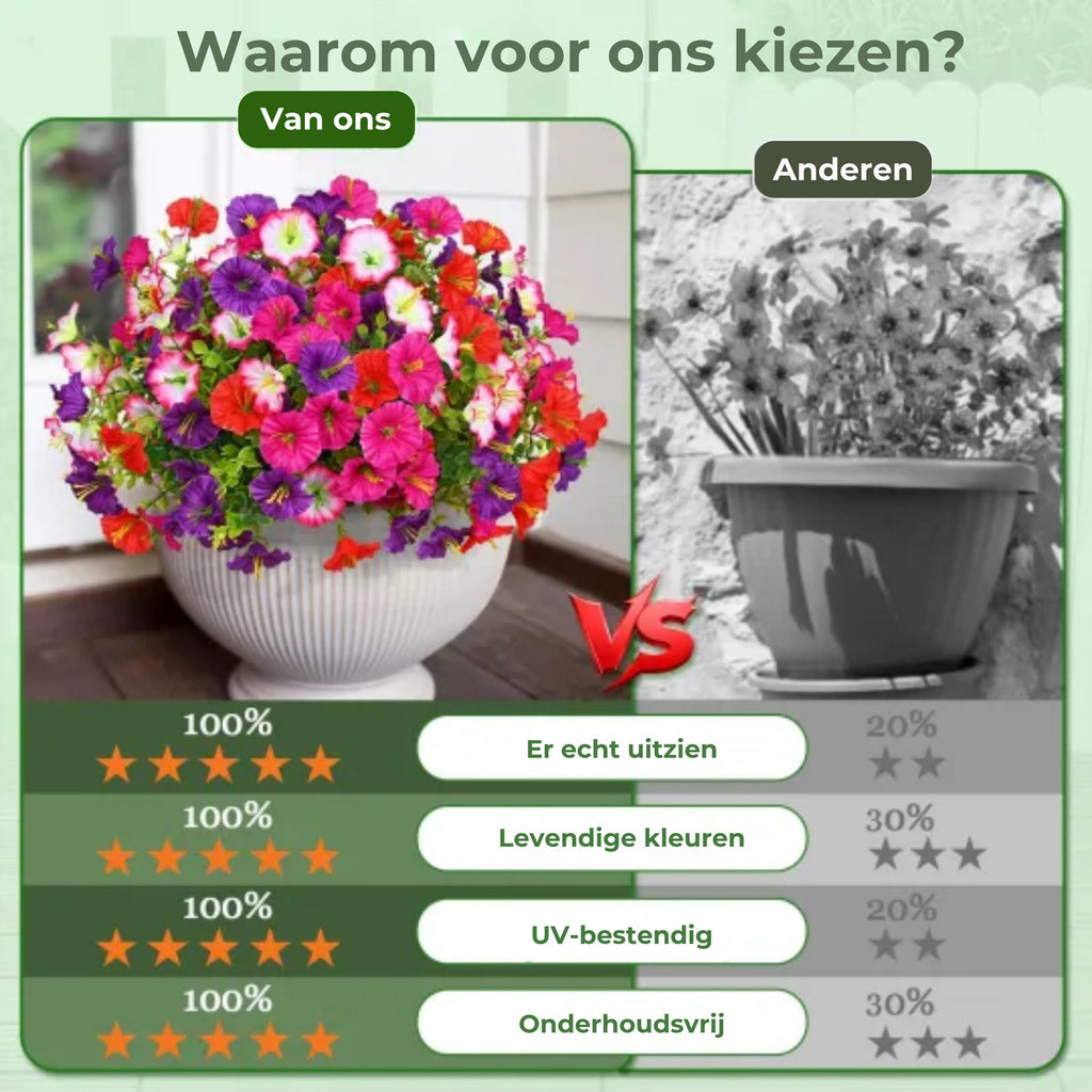 Kunstblomst med Naturtro Udtryk og UV‑bestandig Langtidsholdbarhed