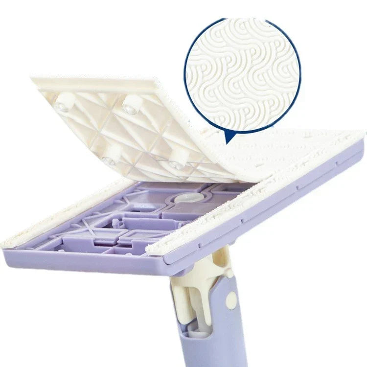 Klemmemoppe med Automatisk Fastgørelse og Hurtigtørrende Mikrofiber