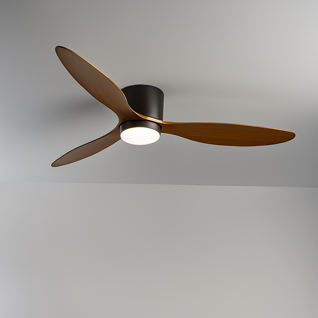 Loftventilator med LED-Lys og Fjernbetjening