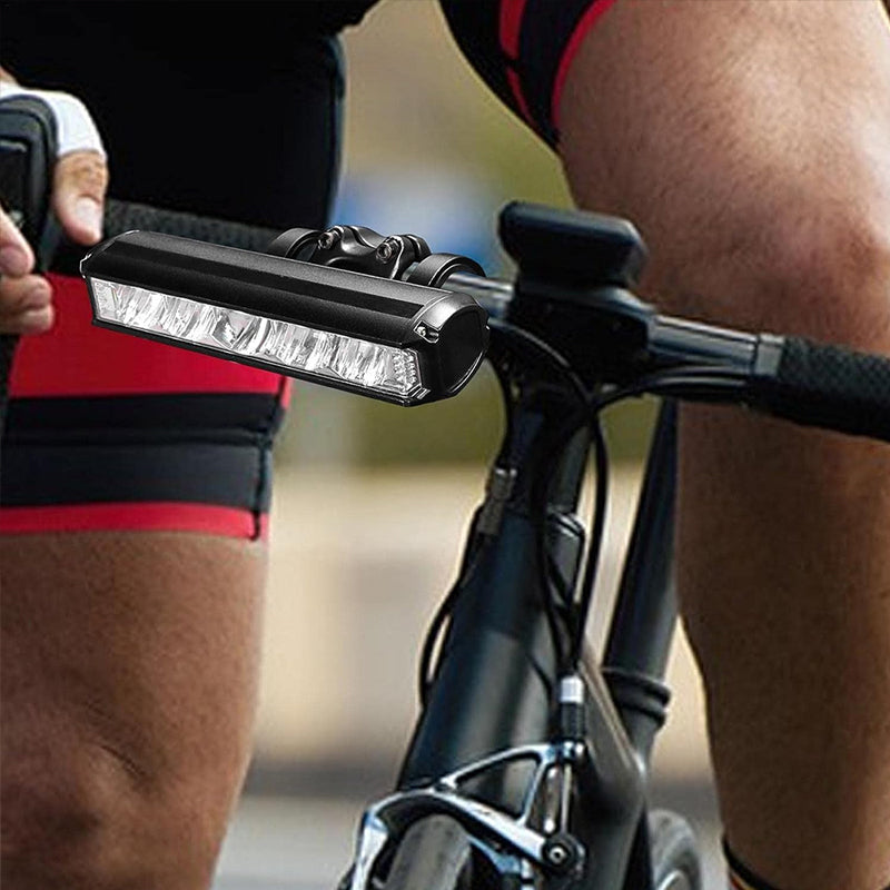 Cykellygte Med 180° Bred Belysning Og USB-Genopladeligt Batteri