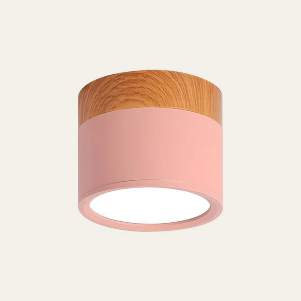 Lille Cylindrisk LED Loftlys Til Overflademontering Med Kompakt Design