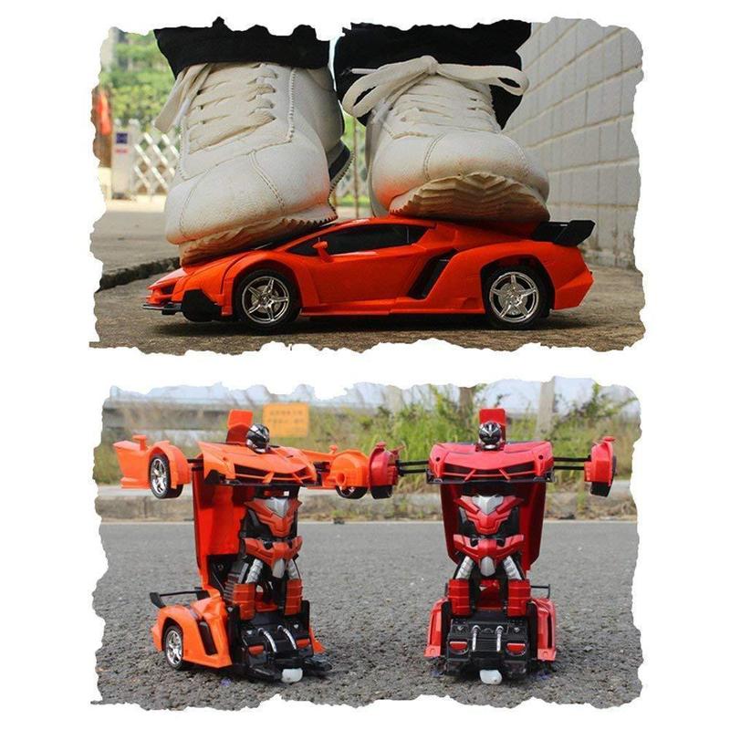 Rc Transformerbil Med Robotfunktion Og Daglig Interaktiv Leg