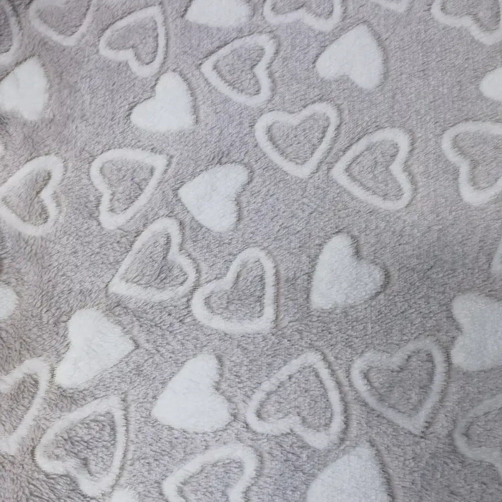 Blød Morgenkåbe i Flannel Fleece med Sjalekrave
