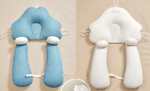 Ergonomisk Babysovepude Med Hovedstøtte For Naturlig Sund Sovestilling