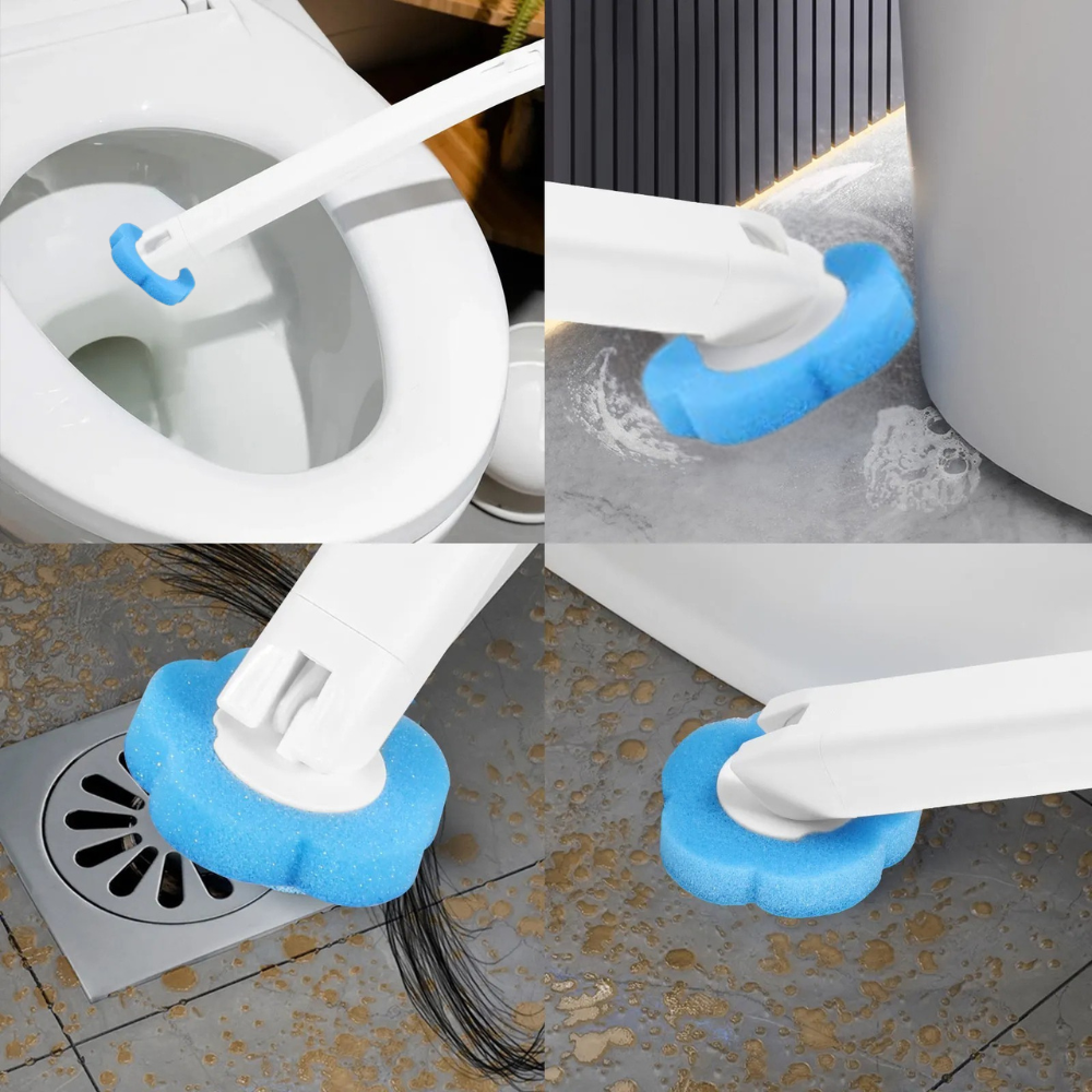 Toiletbørste med Udskiftelige Engangshoveder
