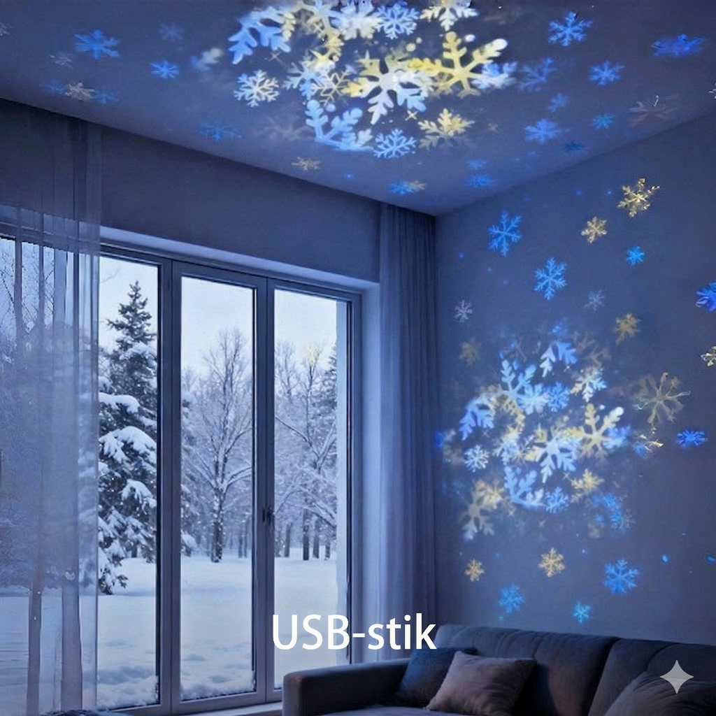 Projektorlampe med Havtema og Justerbar Lysstyrke
