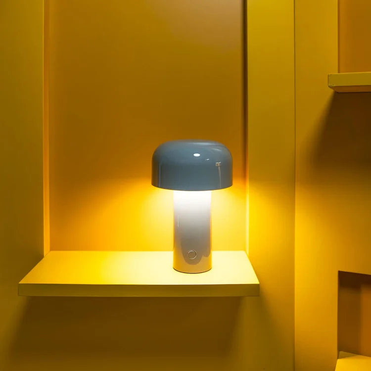 Bærbar Bordlampe i Moderne Design med Blødt LED‑Lys
