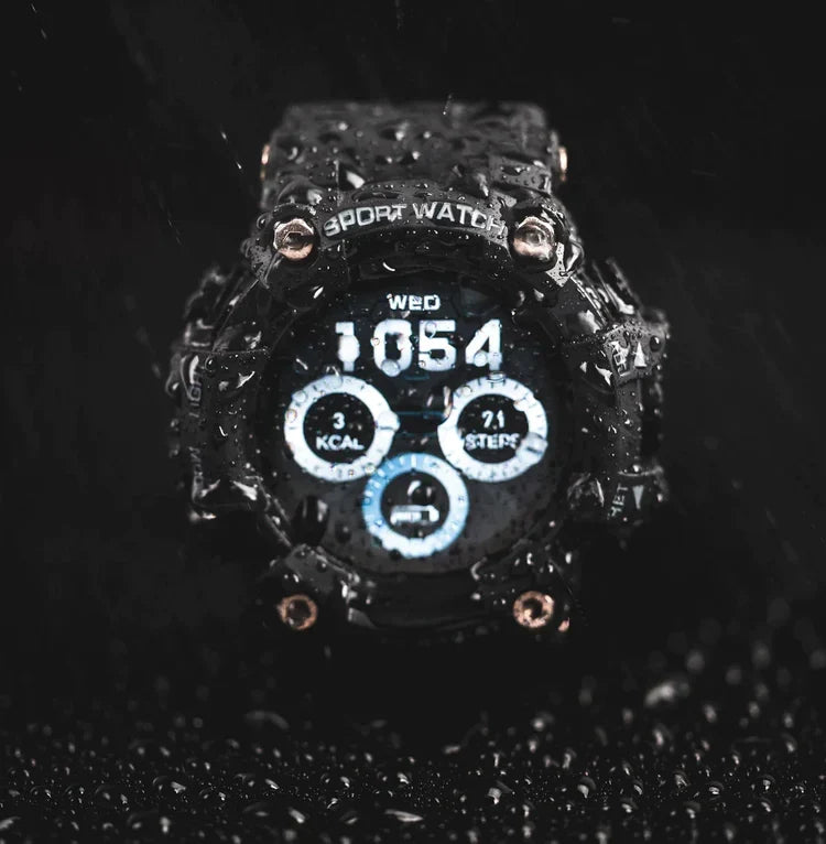 Smartwatch med Bluetooth-Opkald og 12 Sportsfunktioner