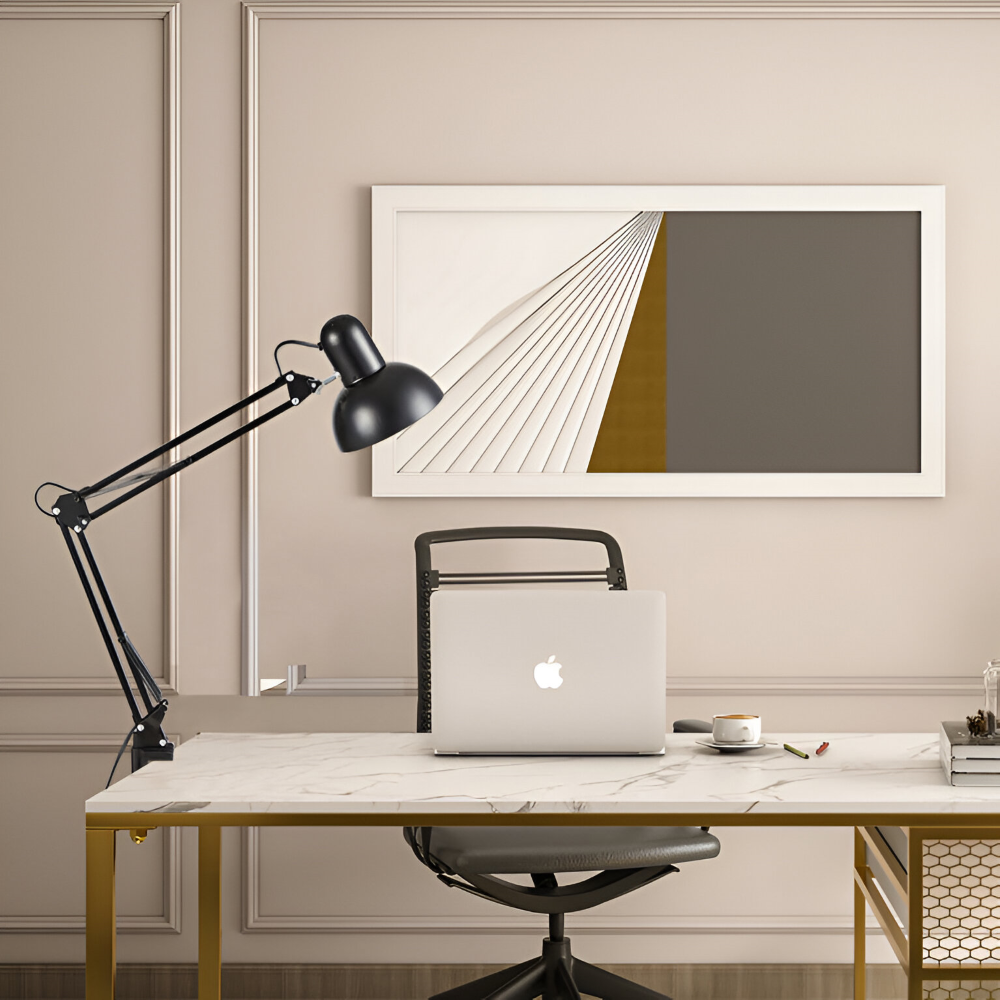 Justerbar Skrivebordslampe Med Clip Til Præcis Arbejdsbelysning