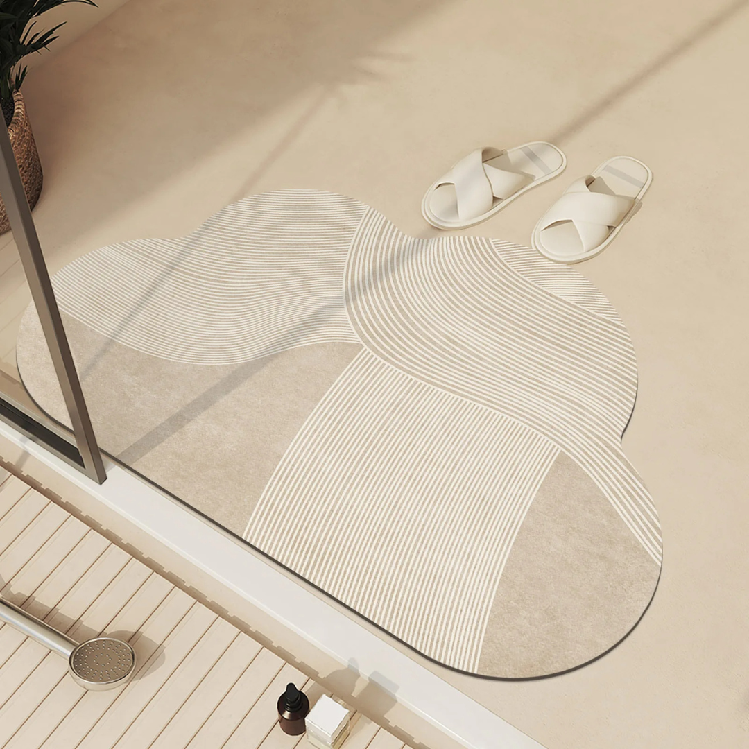 Ultraabsorberende Indgangsmåtte med Hurtigtørrende Mikrofiber og Antislip Base