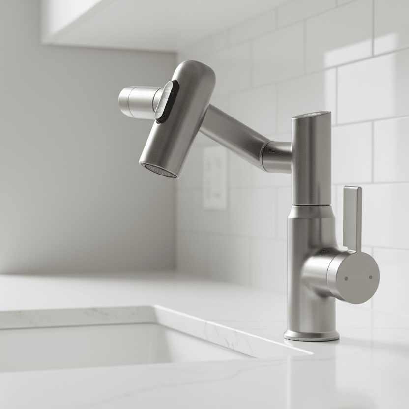 Intelligent Vandstyring med Moderne LED‑Temperaturvisning