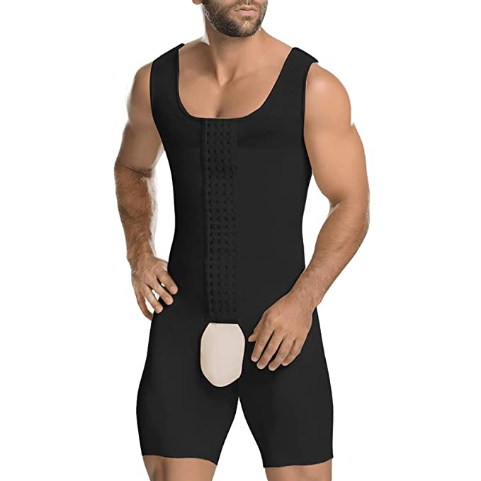 Kompressions-Body Shaper til Mænd med Justerbar Lukning