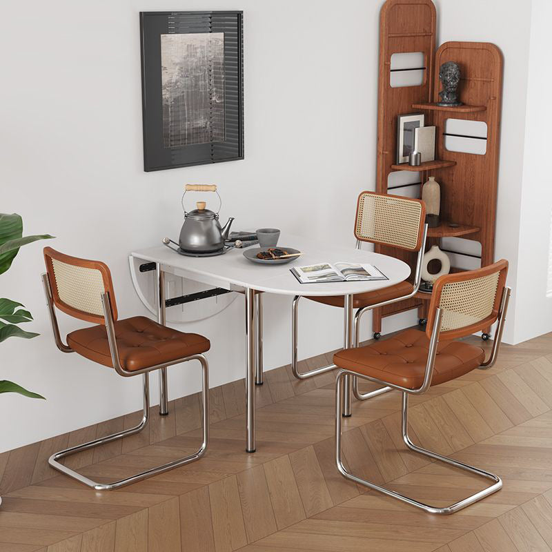 Foldbart spisebord i massivt træ eller melamin – 120 eller 150 cm