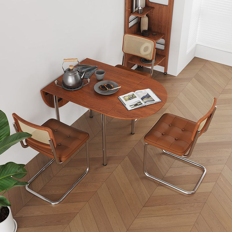 Foldbart spisebord i massivt træ eller melamin – 120 eller 150 cm