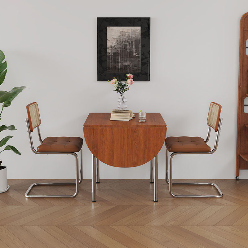 Foldbart spisebord i massivt træ eller melamin – 120 eller 150 cm