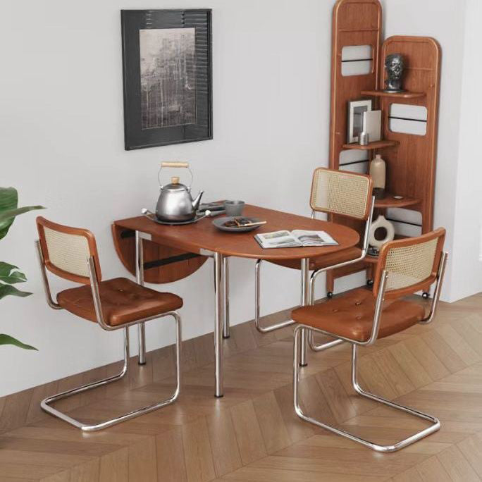 Foldbart spisebord i massivt træ eller melamin – 120 eller 150 cm