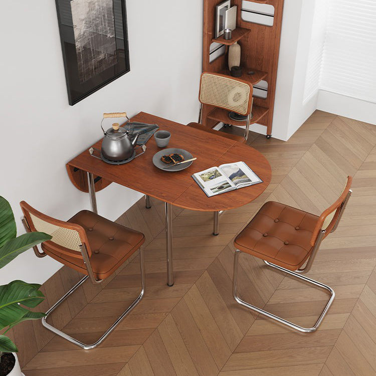 Foldbart spisebord i massivt træ eller melamin – 120 eller 150 cm