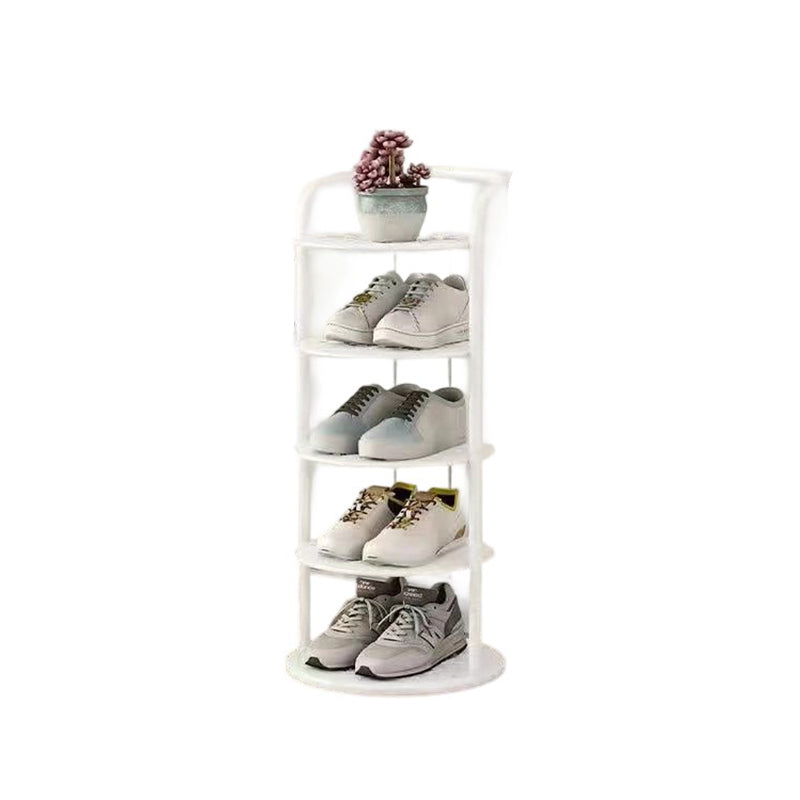 Rundt Metalskoreol med Slankt Design og Flere Etager