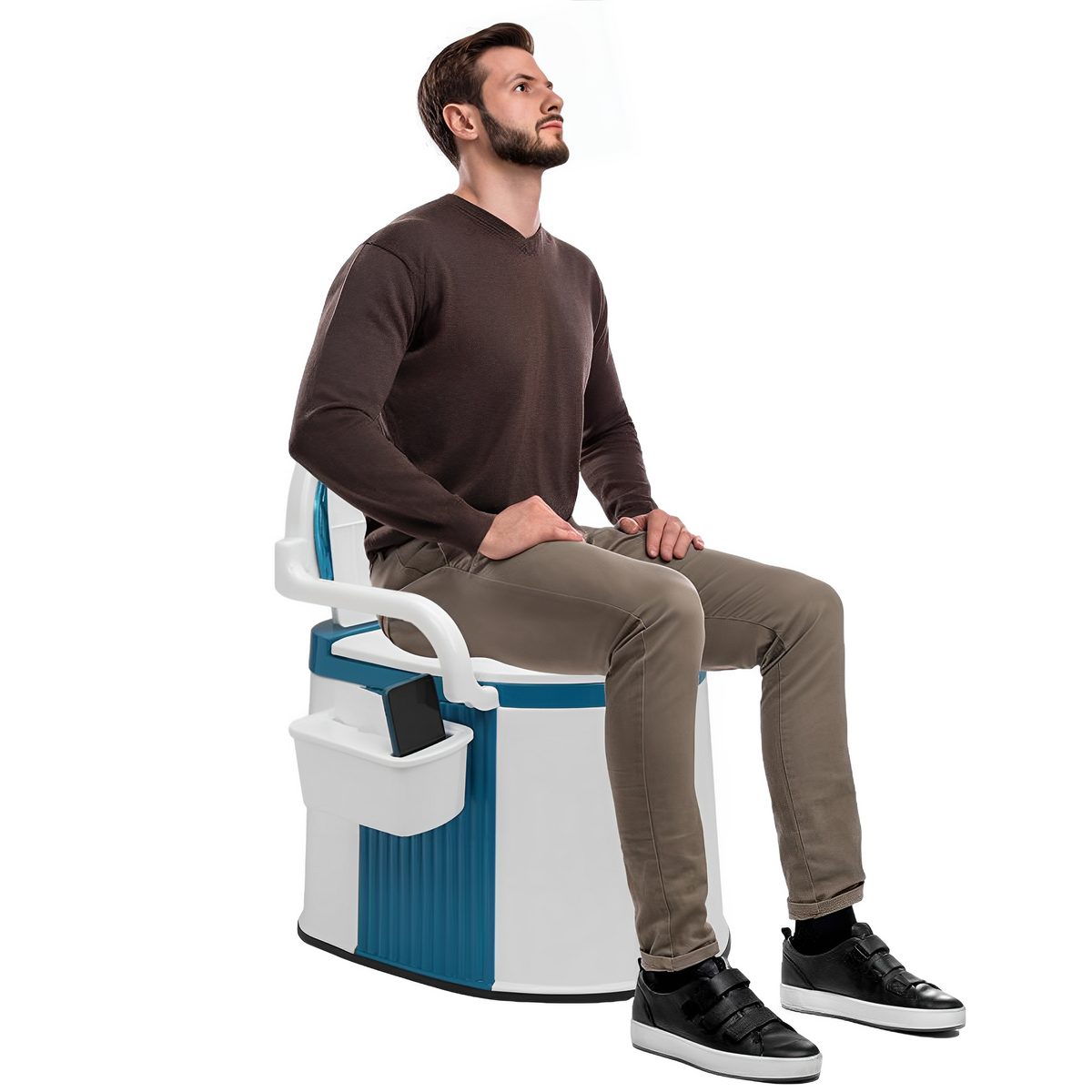 Bærbart Toilet Med Ergonomisk Støtte Og Daglig Komfort
