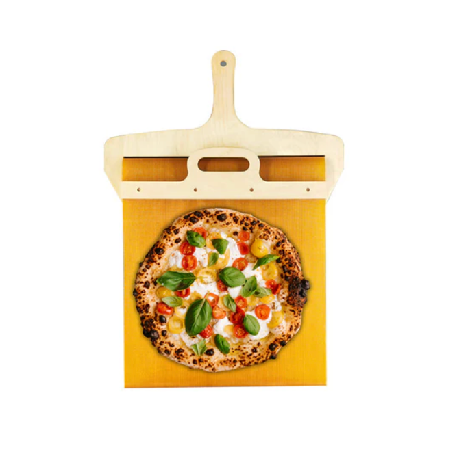Pizzaspade I Træ Med Glideoverflade Til Pizza, Brød Og Bagværk
