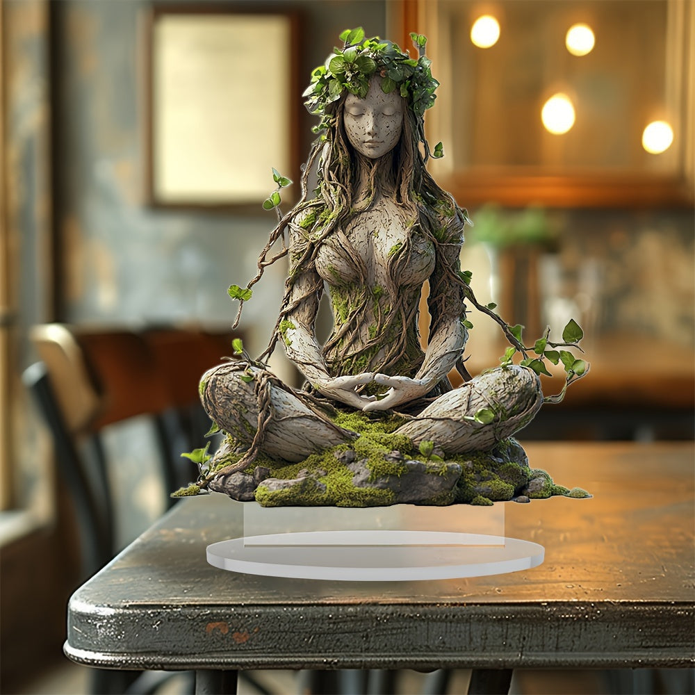 Akrylskulptur Boheme Gudinde Elegant Dekorationsfigur