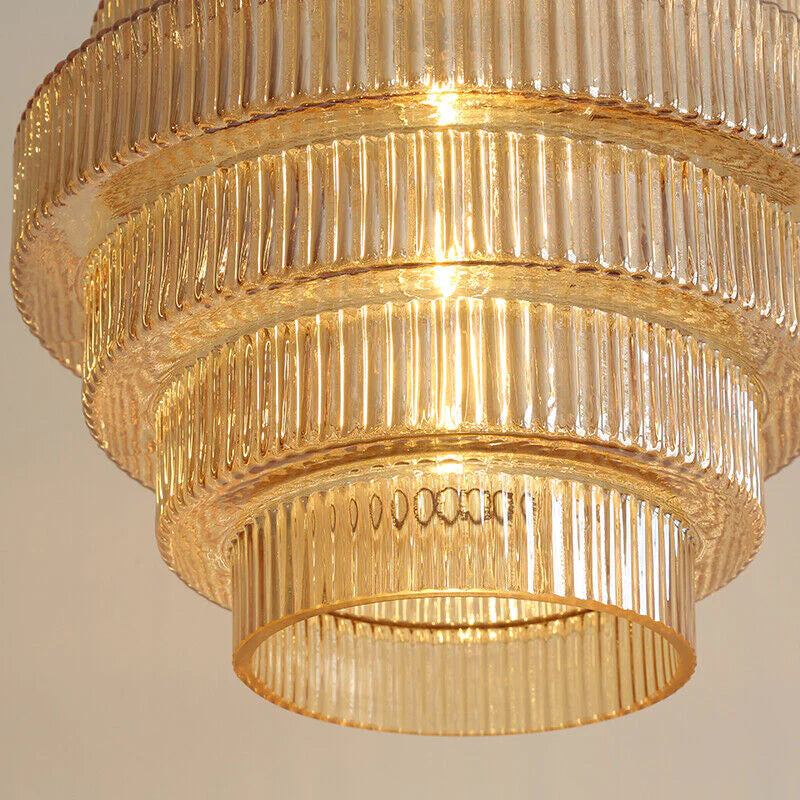 Loftlampe Flaskeform Glas Metal Klassisk Indre Belysning